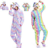 Rainbow Unicorn Pajamas Licorne Anime Cartoon Unicornio Pijamas Children Sleepwear Homewear Kids Pajamas Oneises Flannel Blanket