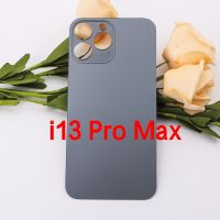 ใหม่สำหรับ iPhone 13 Pro Max ฝาหลังปิดโทรศัพท์ประตูหลังสำหรับ iPhone 13 Pro หน้าจอโทรศัพท์หลังแบบรูใหญ่เคสไม่มีกาว