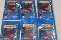 OPTIMUM Betta 20 กรัม อาหารปลากัด เหมาะกับปลากัดทุกสายพันธุ์ น้ำไม่ขุ่น จำนวน 6 ซอง