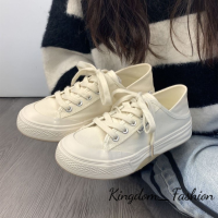 Kingdom_Fashion ยอดนิยม รองเท้าผู้หญิง รองเท้าผ้าใบ รองเท้าสุขภาพ รองเท้าแฟชั่น FYD2390RJZ 37Z230913