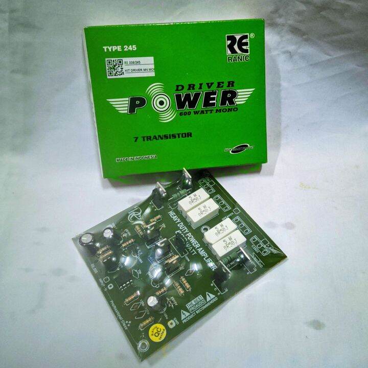 Kit Power Amplifier Mono 600 Watt 7 Transistor RANIC Type RE.006/245