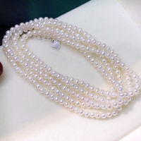 Simple Natural 4-5mm Akoya Small Pearl Necklace Clavicle Chain Luxury Jewelry Necklaces for Women