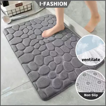 Anti-slip Mats Diatomite Bath Mat 300*400mm Fast Drying Toilet Rug