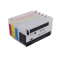 ตลับหมึกที่เข้ากันได้กับ Kmcyinks อะไหล่สำหรับ HP T520 Deskjet ขนาด711 XL T120 T520 36 T520 610เครื่องพิมพ์914 T520 + หมึกพิมพ์4ขวด