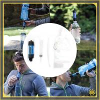 Portable Genuine SAWYER MINI WATER FILTER KIT - Filtration Survival Purification Straw Activated Carbon Filtration System