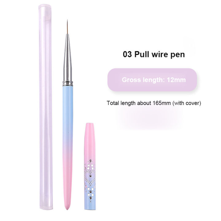 cw-multiple-nail-art-nail-brush-design-tip-drawing-carving-dotting-nail-pen-builder-flat-liner-acrylic-gel-polish-manicure-tool