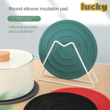 50 / 1Pcs Silicone Insulation Mat Round Heat Resistant Silicone