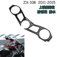 สำหรับคาวาซากิ ZX10R ZX-10R 2011-2015รถจักรยานยนต์น้ำมันถังแผ่นป้องกันส้อมตราพวงมาลัยยึดปกรูปลอกสติ๊กเกอร์