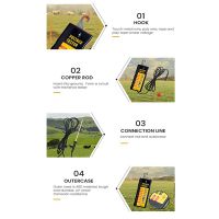 2X 12000V Farmers Fence Voltage Testing Tool ,Electric Fence Voltage Tester,Yard Fencing Tester