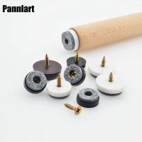 Pannlart 20PcsGlides Skid Tile Felt Nail Protectors New Arrival High Quality 4 size Table Chair Feet Legs Non-slip Felt Pad Nail Furniture Protectors