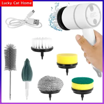 New Electric Spin Scrubber 1200mAh Rechargeable Cleaning Brush