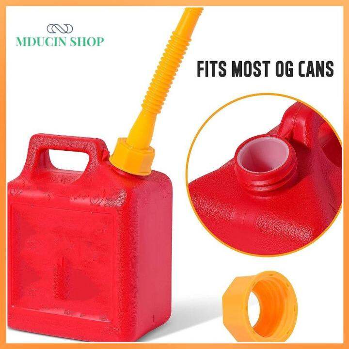 Gas Can Spout Replacement Set - Leak Proof Flexible Pour Nozzle For 1-10 Gallon Gas Cans
