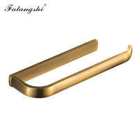 2021Falangshi Square Towel Bar Copper Brass Towel Rack Holder Bathroom Accessories BlackWhiteGoldenChrome Towel Hanger WB8703-1