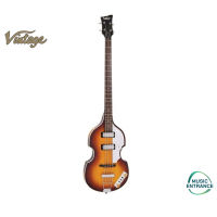 Vintage VVB4SB Antique Sunburst เบส ไวโอลีนไฟฟ้า