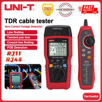 UNI-T UT685B ชุดมือถือ TDR อุปกรณ์ทดสอบสายเคเบิล POE สายเคเบิลเครือข่ายยาวเครื่องตรวจจับลำดับ RJ11 RJ45จอแสดงผล LCD ตัวหาเส้น