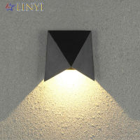 Modern 5W Led Wall Lamp Led Porch Lights Aluminum Outdoor Waterproof IP65 Garden Corridor Stair Light Decoration Wall Lights