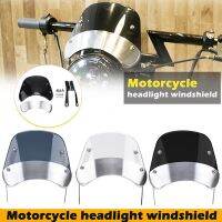 Universal Motorcycle Windshield Headlamp Sport Wind Deflector Fit For Harley YAMAHA Suzuki Visor 5 7 Inch Racer Accessories