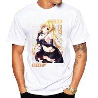 Fashion MenS Oversized Tshirt Cute Lieselotte Sherlock Trinity Seven Cute Anime Waifu Print Plus Size T-Shirt Streetwear Tops