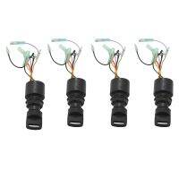 4X 87-17009A5 Boat Motor Ignition Key Switch for Mercury Outboard Motors 3 Position Off-Run-Start