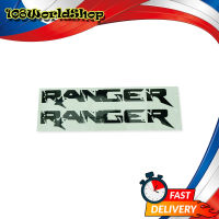 Sticker "RANGER" ติดข้าง ซ้าย+ขวา ดำ Ford  ขนาด 43x13 จำนวน 2 Pieces Ranger ปี2012-2018.มีบริการเก็บเงินปลายทาง