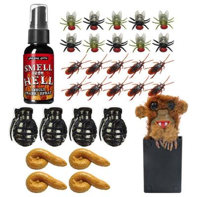 Prank Trick Toys Fart Spray With Realistic Animals And Fake Poop Unforgettable Pranks with Extra Strong Smell And Soft Texture Hilarious Gag Gifts For Halloween And Adults everywhere