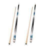 2Pcs Pool Cues,57Inch Cue Sticks Maple Wood Billiard Cue Sticks Cue Stick for Professional Billiard Players,Blue