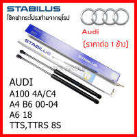 Stabilus โช๊คฝาท้ายแท้ OEM โช้คฝาประตูหลัง จากเยอรมัน สำหรับ Audi  A100 4A/C4 TTS,TTRS 8S A4 B6 00-04 A6 18