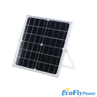 6V 15W 2.5A Monocrystalline แผงเซลล์แสงอาทิตย์ที่มีการสนับสนุนสำหรับแผงเซลล์แสงอาทิตย์ศัพท์มือถือชาร์จชานเมืองสมบัติ