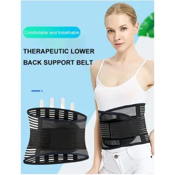 Medical Back Brace Waist Trainer Belt Spine Support Men Women