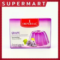 SUPERMART Imperial Flavoured Gelatin Dessert Grape 100 g. วุ้นเจลาตินสำเร็จรูป กลิ่นองุ่น ตราอิมพีเรียล 100 ก. #1104214