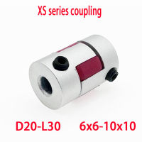 XB อลูมิเนียม Plum Blossom Coupling หนีบยืดหยุ่นมอเตอร์สกรู Coupling D20 L30 C 3D เครื่องพิมพ์อุปกรณ์เสริม