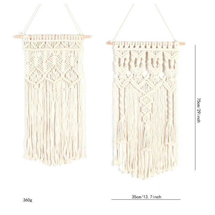 macrame-พรมทอแขวนผนังสไตล์โบฮีเมียนสำหรับ-z105ห้องนั่งเล่นตกแต่งบ้านพื้นหลังโซฟาแต่งพู่พรมศิลปะแขวนผนังสไตล์นอร์ดิก