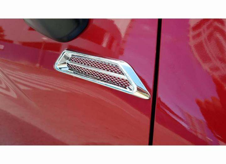 Car Chrome Side Vent Air Flow Fender Car Auto Modification Sticker