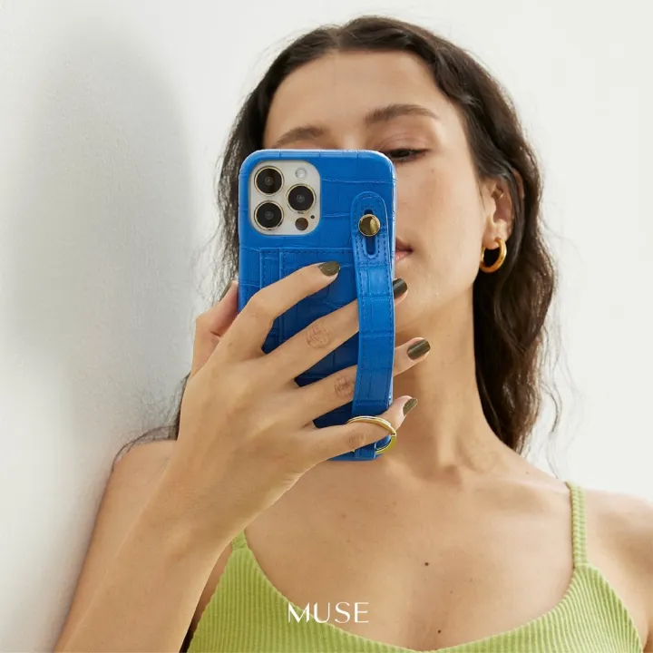 ใส่โค้ด-8muse65-ลดเพิ่ม-65-muse-hand-strap-card-holder-phone-case-colorful-tone-12-12pro-12pro-max