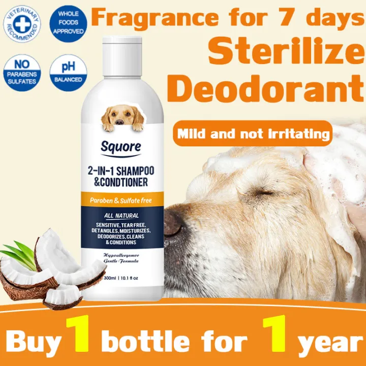 Premium Organic Dog Shampoo Mother Nature Scent for Dogs and Cats