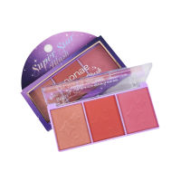 Woonae Super Star Blush 10.8g วูเน่ ซุปเปอร์ สตาร์ บลัช บลัชออน 3in1 สีสวย พิกเมนต์แน่นแบบสับ