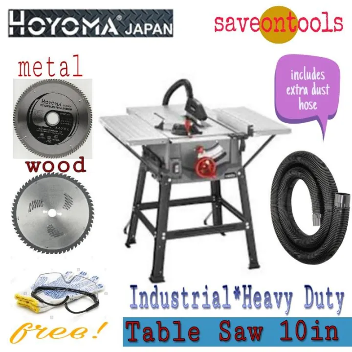 Table Saw with Stand 10 inch Industrial for Metal and Wood Freebies