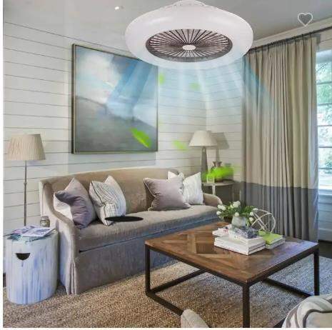 SLN Breezelux 36 inch LED ceiling fan DC motor mini low noise indoor led bedroom  ceiling fan fan | Lazada