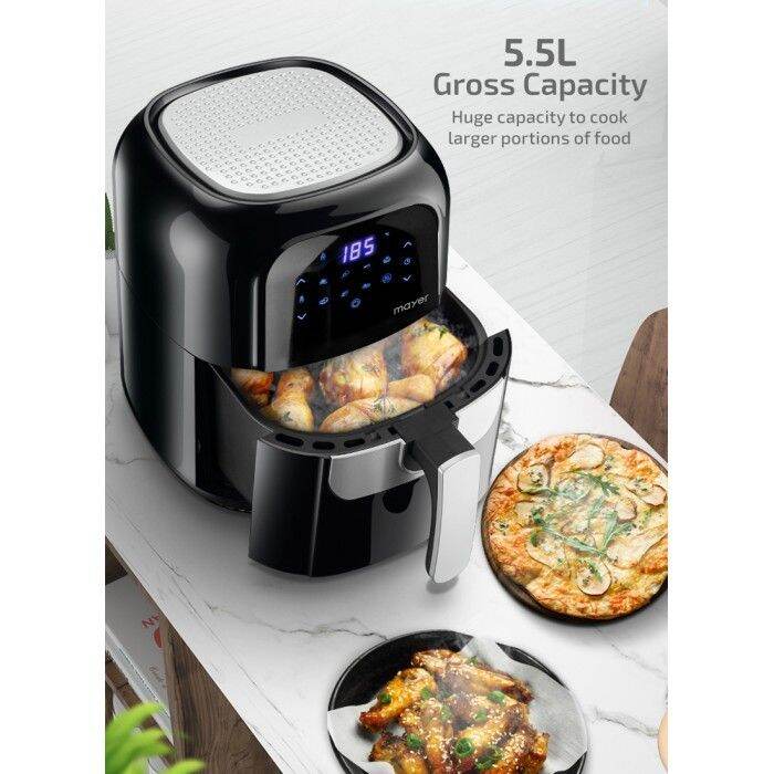 Mayer 5.5L Digital Air Fryer MMAF501D (Mistral) Lazada