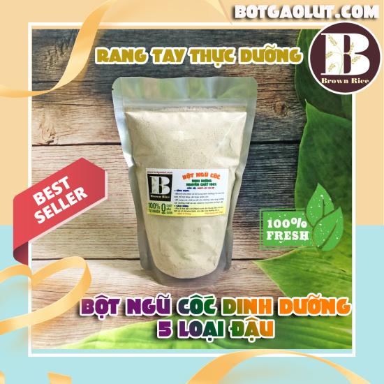 Bột ngũ cốc 5 loại đậu 500gr - ảnh sản phẩm 2