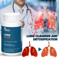 Dr. Tobias Lung Health, ระบบทางเดินหายใจขั้นสูง, ทำความสะอาดปอดและสูตรดีท็อกซ์รวมถึงการสนับสนุนหลอดลมและระบบทางเดินหายใจ - แคปซูล 120