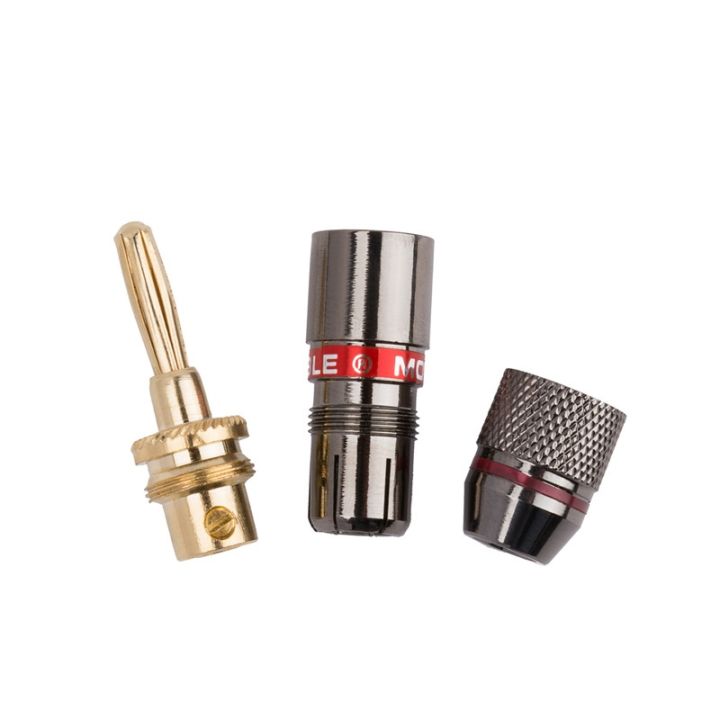 8pcs-4mm-banana-plug-24k-gold-plated-pure-monster-copper-speaker-adapter-screw-plugs-audio-connectors