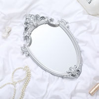 Vintage Mirror Exquisite Makeup Mirror Bathroom Wall Hanging Mirror Gifts For Woman Lady Decorative Mirror Home Decor Supplies