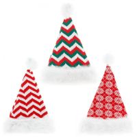 Cross-Border New Products Christmas Decorations Knitted Long-Frayed Christmas Hats Creative High-End Christmas Hats Adult Childr