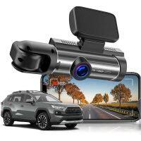 Car Driving Recorder DVR Dash Cam150 Degree Wide-Angle Lens Dual Lens G-Sensor Camera Loop Recording Night Vision