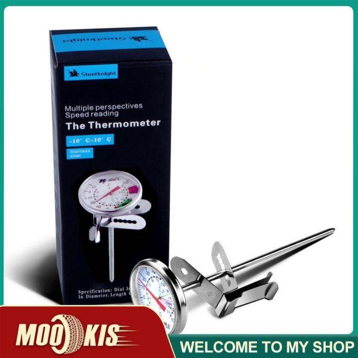 304 Stainless Steel Hunging Mechanical Milk Frother Thermometing 10