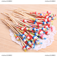 mishun318862 5pcs handmade Bamboo Oriental Doll Clean EAR Pick WAX Remover ทำความสะอาดเครื่องมือดูแล