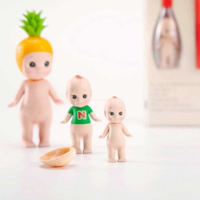 SONNY Angel MINI bottle Doll Series อะนิเมะรูปกระเป๋าเป้สะพายหลังตกแต่งพวงกุญแจจี้ตุ๊กตาน่ารักสะสมรุ่น kids Toy S gifts