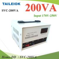 200VA เครื่องปรับแรงดันไฟฟ้า แบบอัตโนมัติ AVR Stabilizer แก้ปัญหาแรงดันไฟตกรุ่น SVC-200VA