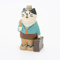 [COD]ZAKKA ร้านขายของชำ การท่องเที่ยวอธิษฐานแมว Cat งานฝีมือเรซินสำหรับตกแต่งตั้งโต๊ะ โดยตรง